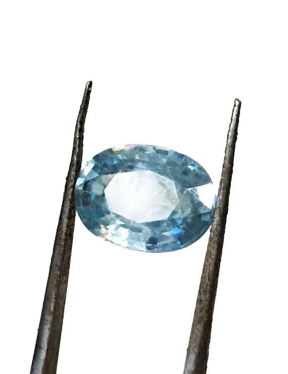 5.50 ratti (4.92 ct) Natural Blue Zircon